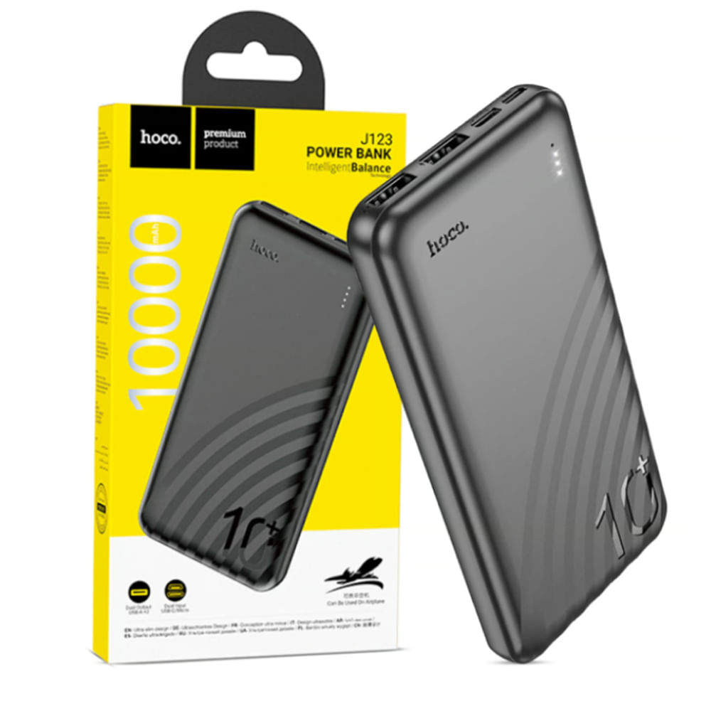 Power bank Carga Rápida Hoco 10000 mAh USB portatil original