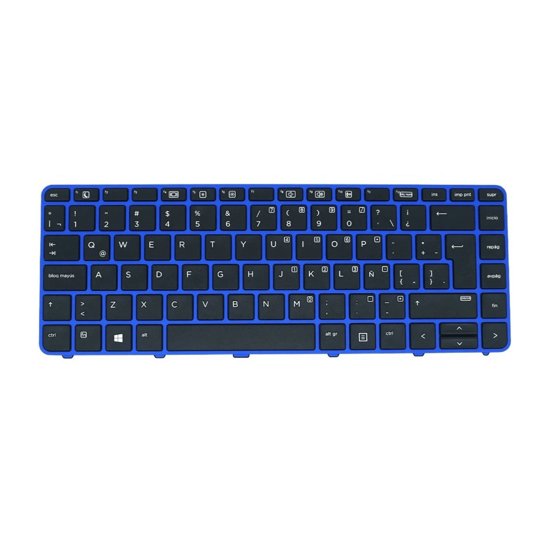 Teclado para Laptop Hp Probook 440-G3 640-G2 Frame azul