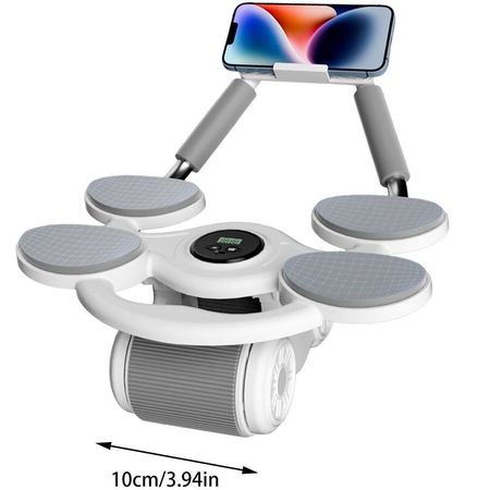 Rueda Abdominal Rodillo con Soporte para Ejercicios