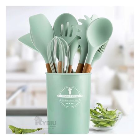 Utensilios de Cocina en Verde Agua Y+Post-it adhesivos