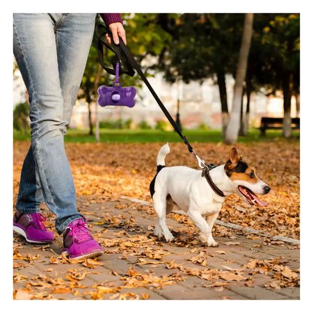 Bolsa para Caninos de Desecho de Morado Y+Stickers