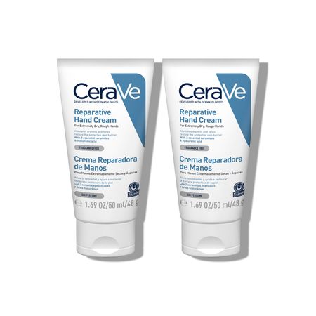 Crema Hidratante Cerave Reparadora de Manos 50ml 2 Unidades