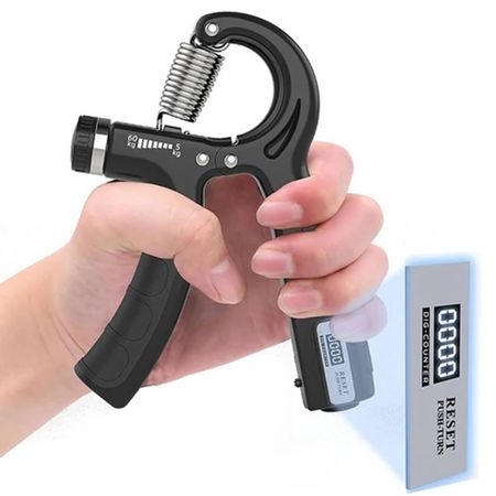 Ejercitador de mano (Hand Grip) con pantalla digital PROIRON - Negro