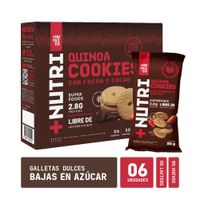 Galletas con Quinua Fresa y Cacao +NUTRI Co Caja 6un