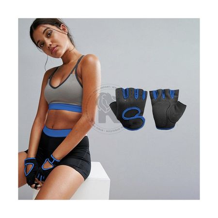 Guantes para Deporte Estandar en Tono Azul Y+Papel de Regalo