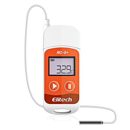 Data Logger USB Temperatura con Sonda para Cadena de Frío ELITECH RC-5+ TE