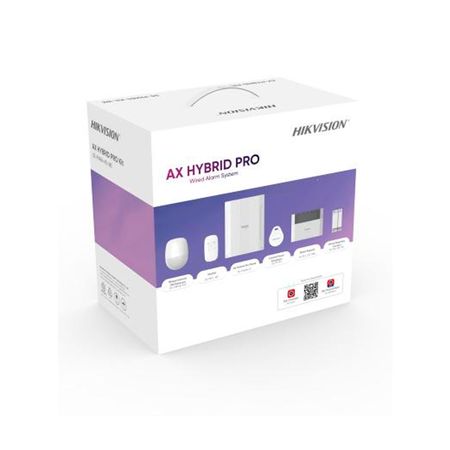 Kit Alarma AXPRO Hikvision Híbrida DS-PHA64-KIT 64 Zonas Dispositivos Cableados