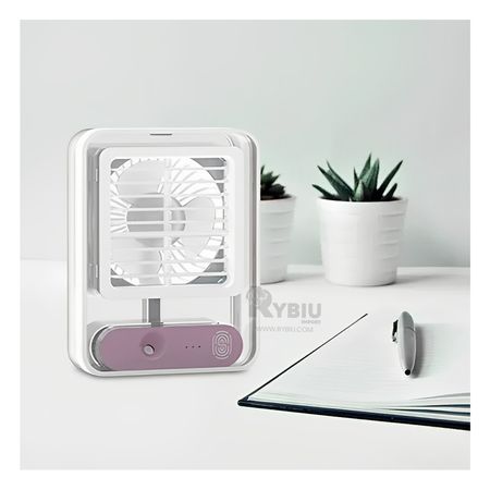 Ventilador Humidificador Portatil USB de Color Plomo