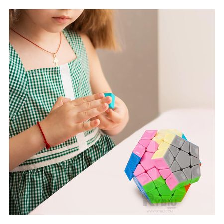 Cubo Magico Ergonomico de 12 Lados en Multicolor