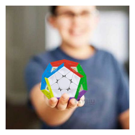 Cubo Versatil para Pensar en Multicolor Y+Stickers