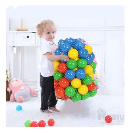 Set de 100 Pelotas para Piscina Multicolor Y+Papel de Regalo