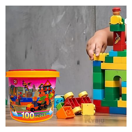 Juego de Bloques Didacticos para Niños Multicolor