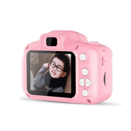 Cámara Digital para Niños Fotos Videos FULL HD Rosa