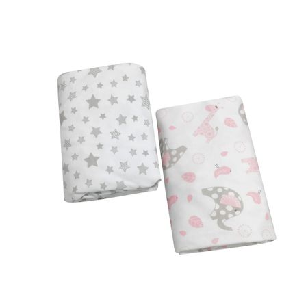Sabanas Bajeras Bebé Cuna Colecho 100% Algodón X2 Niña