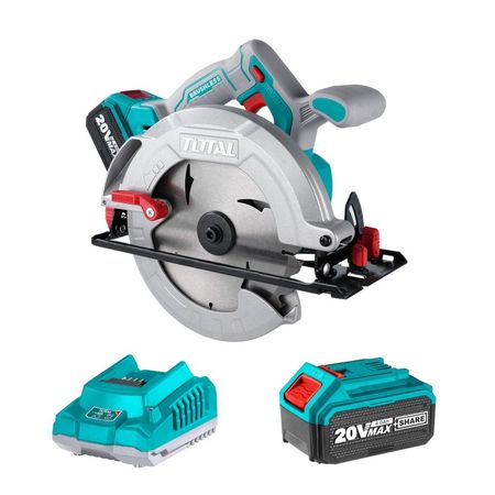 Sierra Circular Total Tools TSLI18511 20v +Batería+Cargador