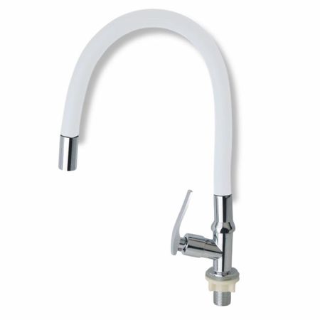 Llave para Lavadero Flexible al Mueble Blanco C&A