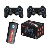 Consola Retro Game Stick X2 Plus 4K HD Psp Ps1 Sn64 30000 Juegos Incorporados Mandos Inalambricos