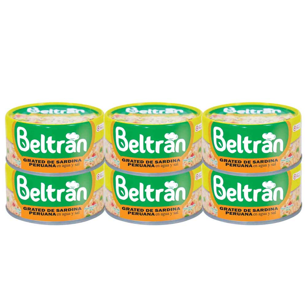 Grated de Sardina Peruana BELTRAN en Agua y Sal Lata 170g