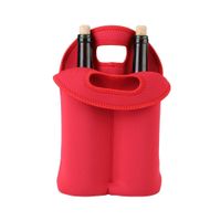 Bolsa de Regalo Transporte para Vino o Botellas (Wine Bag) color Rojo
