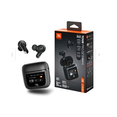 Auriculares JBL Tour Pro 2 - Auriculares inalámbricos con micro - en oreja - Negro