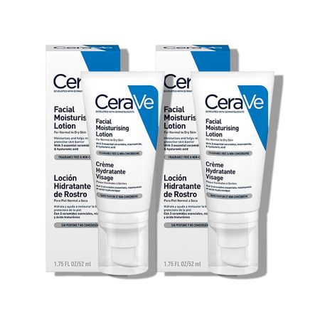 Crema Hidratante Cerave Facial PM 52ml 2 Unidades