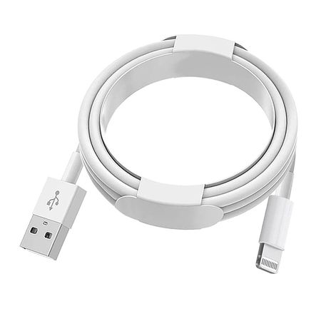 Cable Generico Carga Lightning para Celulares Entrada Apple 1mt Cable Lightning para iPhone Certificación Apple 1mt