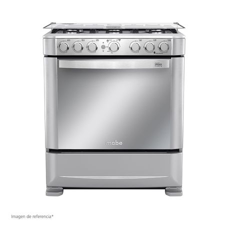 Cocina Mabe CMP7630FX0 De Pie a Gas 6 Quemadores Inox