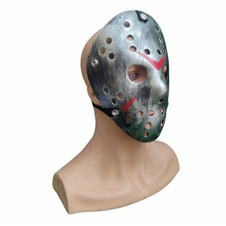 Máscara de Plástico del Jason X Color Plateado MÁSCARA DE PLASTICO DEL JASON X COLOR PLATEADO