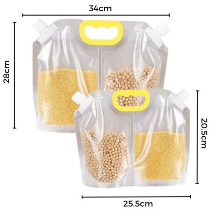Bolsa de Almacenamiento Contenedor con Tapa y Asa de 2Kg