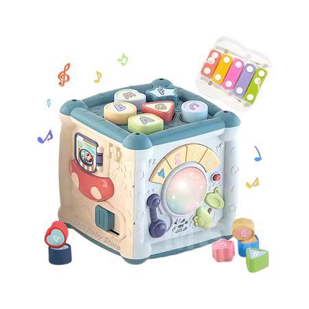 Juguete Cubo de Aprendizaje Musical para Bebés y Niños