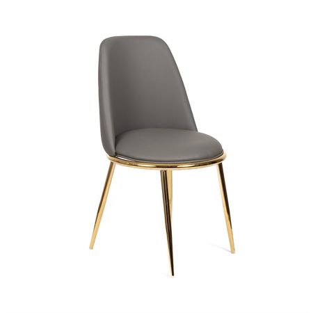 Silla con Asiento Acolchado Modelo Golden Color Gris