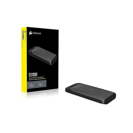 Unidad de estado sólido Pórtatil Corsair - Externo - 1TB - Negro, Gris