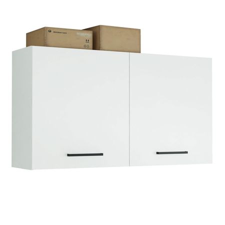 Gabinete Superior Almacenamiento Garaje 120 cm Blanco