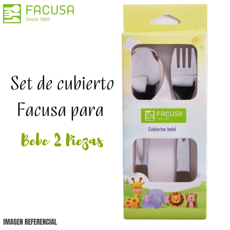 Set de Cubiertos Facusa Bebe X02 Pzas