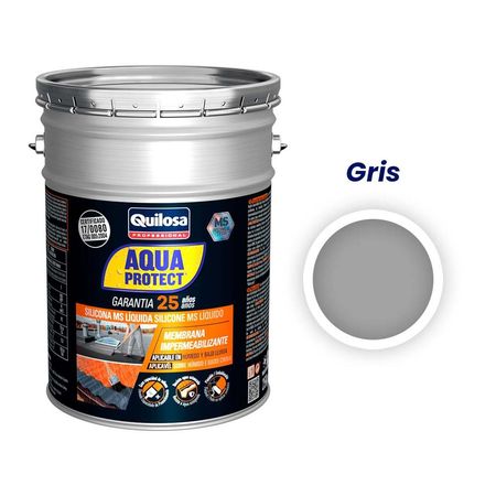 Impermeabilizante Reparador de Goteras Instantáneo Quilosa MS Gris x5kg