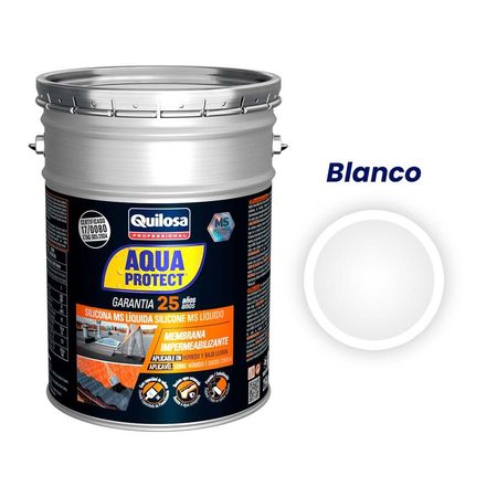 Impermeabilizante Reparador de Goteras Instantáneo Quilosa MS Blanco x5kg