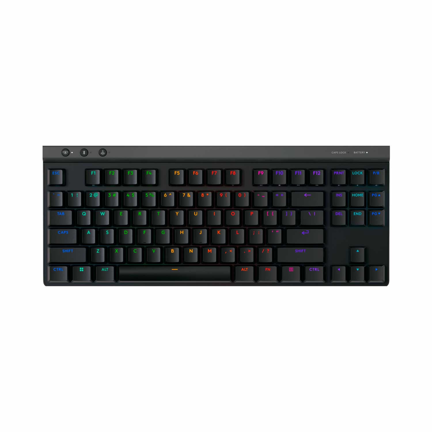 Teclado Gamer Logitech G515 Tkl Lightspeed/Bt Lightsync Rgb Black