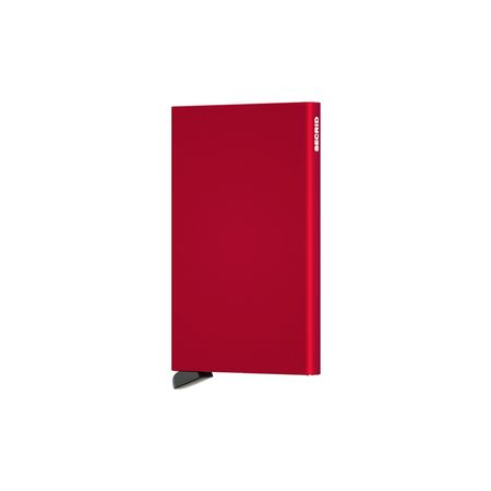 Tarjetero Protector Secrid Aluminium Red