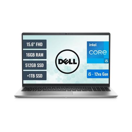 Laptop Dell Inspiron 3520 HKG7516G1T Intel Core i5 1235U 16GB RAM 512GB SSD y 1TB SSD 15.6 FHD