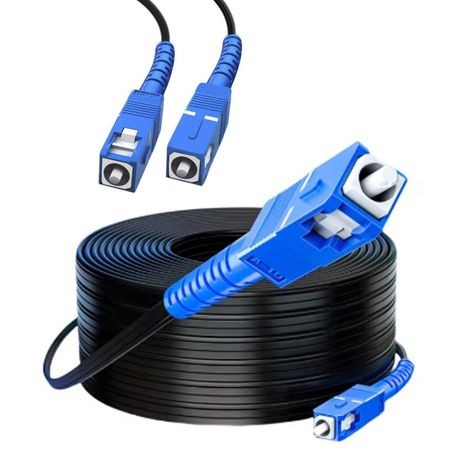 Cable Patch Cord de Fibra Optica SC-SC UPC 100 Metros NETCOM Monomodo