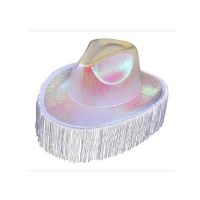 Sombrero Vaquero con Flaco Plateado