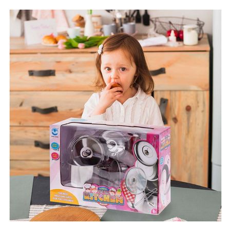 Pack Infantil de Cocina Acero Inoxidable Y+Post-it adhesivos