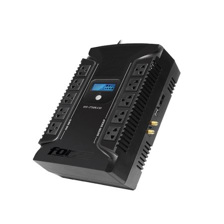 Ups Forza Ht-752Lcd 750Va 450W 10 Salidas Universal 2 Usb