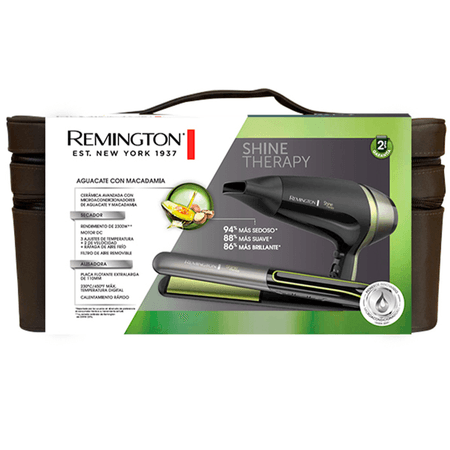 Secadora Aguacate Macadamia Alisadora Aguacate - Combo Remington