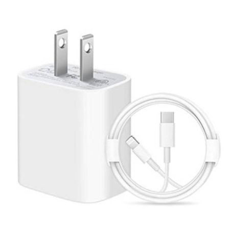 Cargador Generico de 20W y Cable Lightning 1m para iPhone