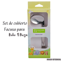 Set De Cubiertos Bebe X 01 Pzas