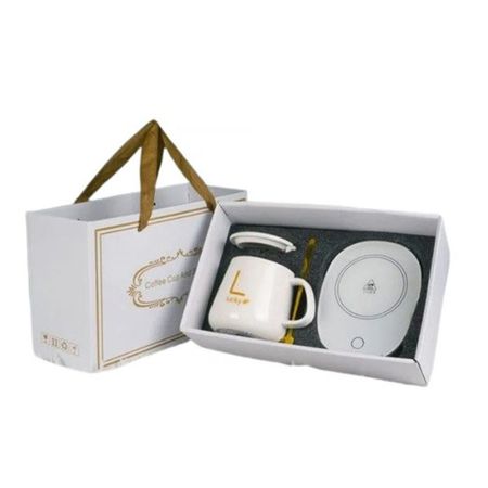 Taza Con Calentador Eléctrico Blanco Taza Con Calentador Eléctrico