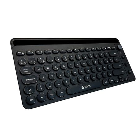 Teclado Teros TE-4064 Inalámbrico 2.4GHZ  BT 3.0  BT 5.2 80 Teclas