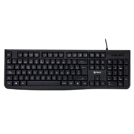 Teclado multimedia Teros TE-4067S USB 2.0 Negro