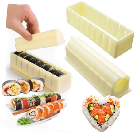 Moldes para hacer Sushi Maki Kit Molde para Makis 9 cortes - Corazón